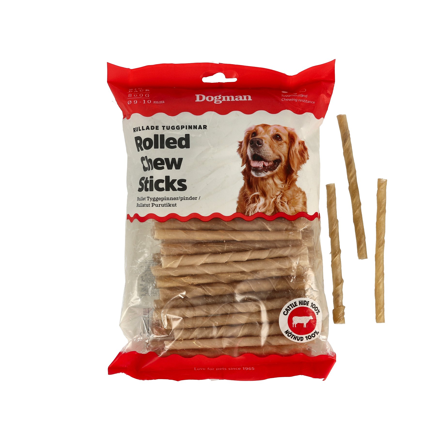 Tyggepine 100 stk. 12,5 cm 800g