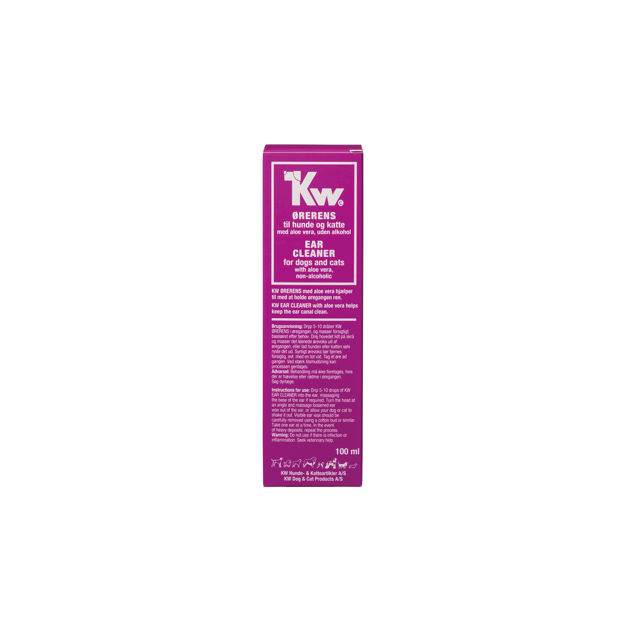 KW Øre-rens H/K m/Aloe vera 100 ML