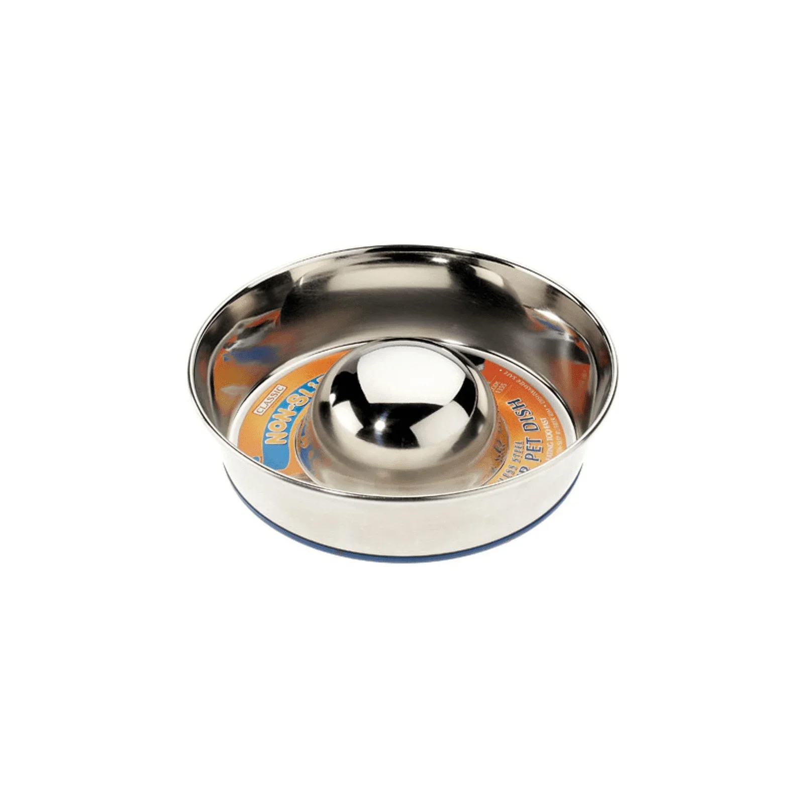 Sk�l til Slow Feeder i rustfrit st�l, lille � 880 ml
