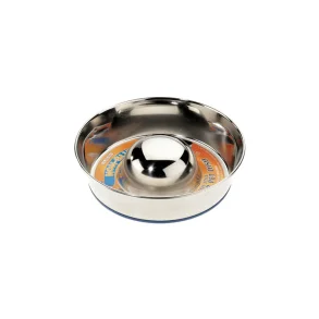 Sk�l til Slow Feeder i rustfrit st�l, lille � 880 ml